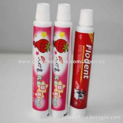 Laminated tube for toothpaste, food safety grade, customized printing and dimensions